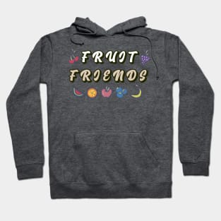 Fruits Friends- Retro Vintage fruit set Hoodie
